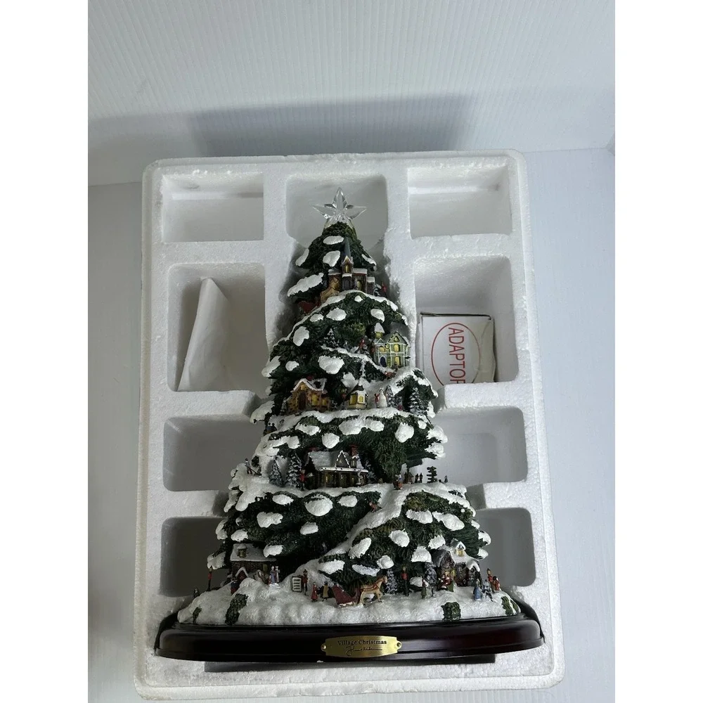 2004 Thomas Kinkade Village Christmas Illuminated Tree 15